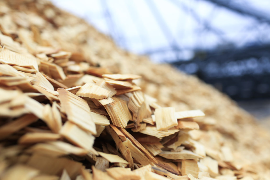 Wooden chips.